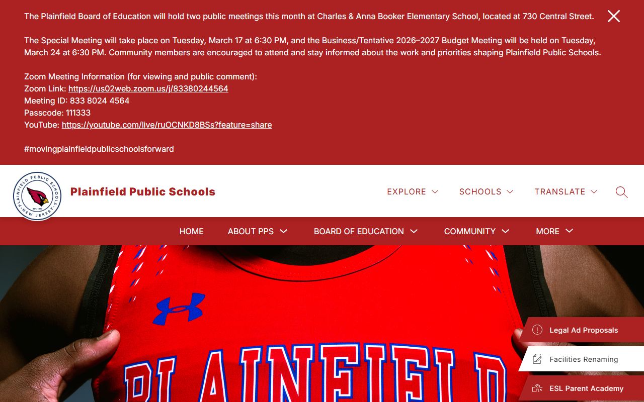 Plainfield Public Library and city records for the residents directory