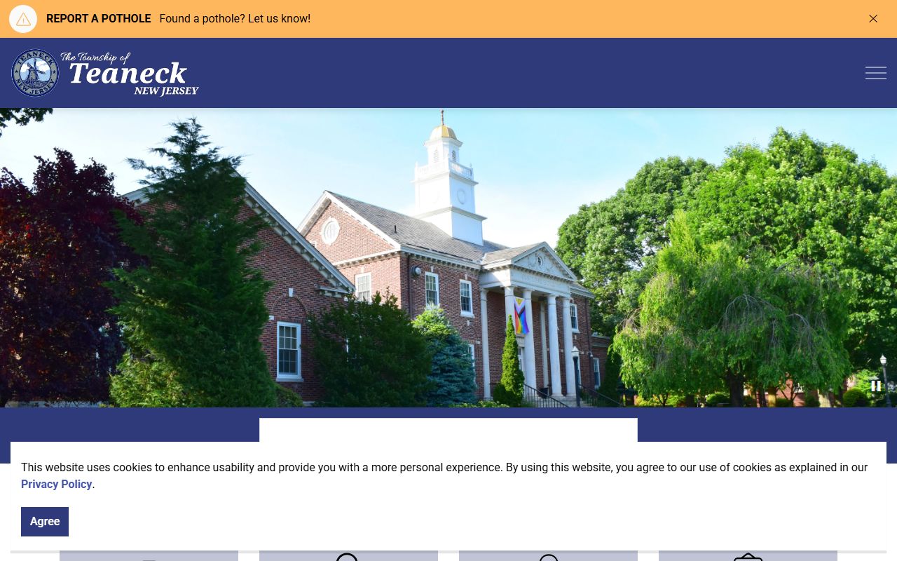 Teaneck Township government for the residents directory